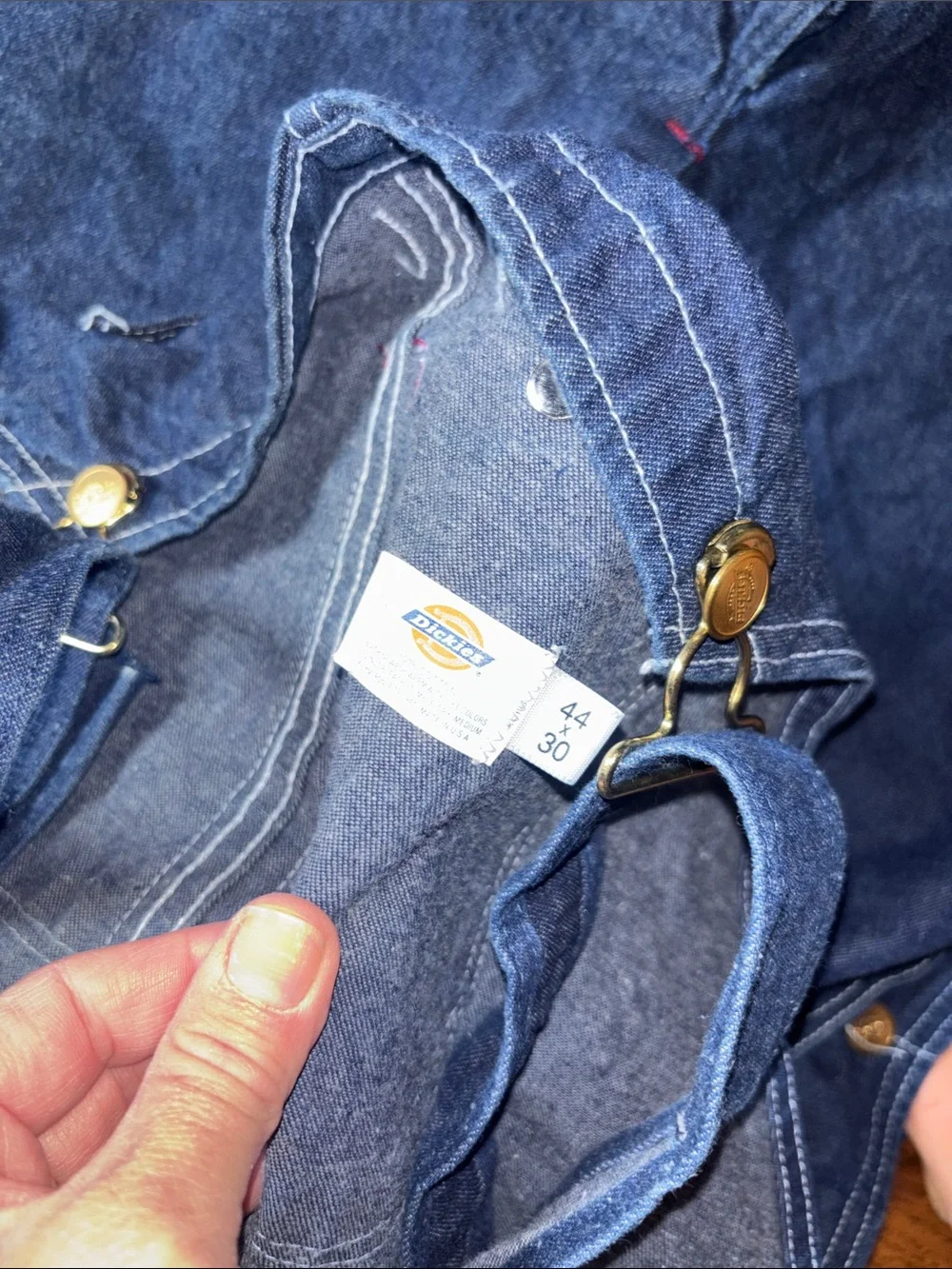 Dickies Denim Blue Work Overalls